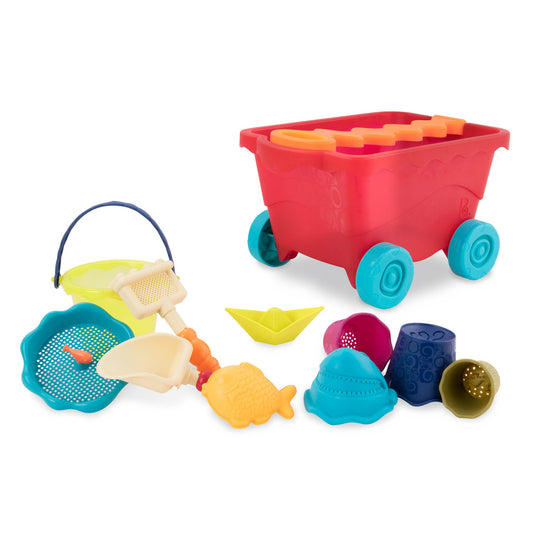 Wavy Wagon & Beach Toy Set