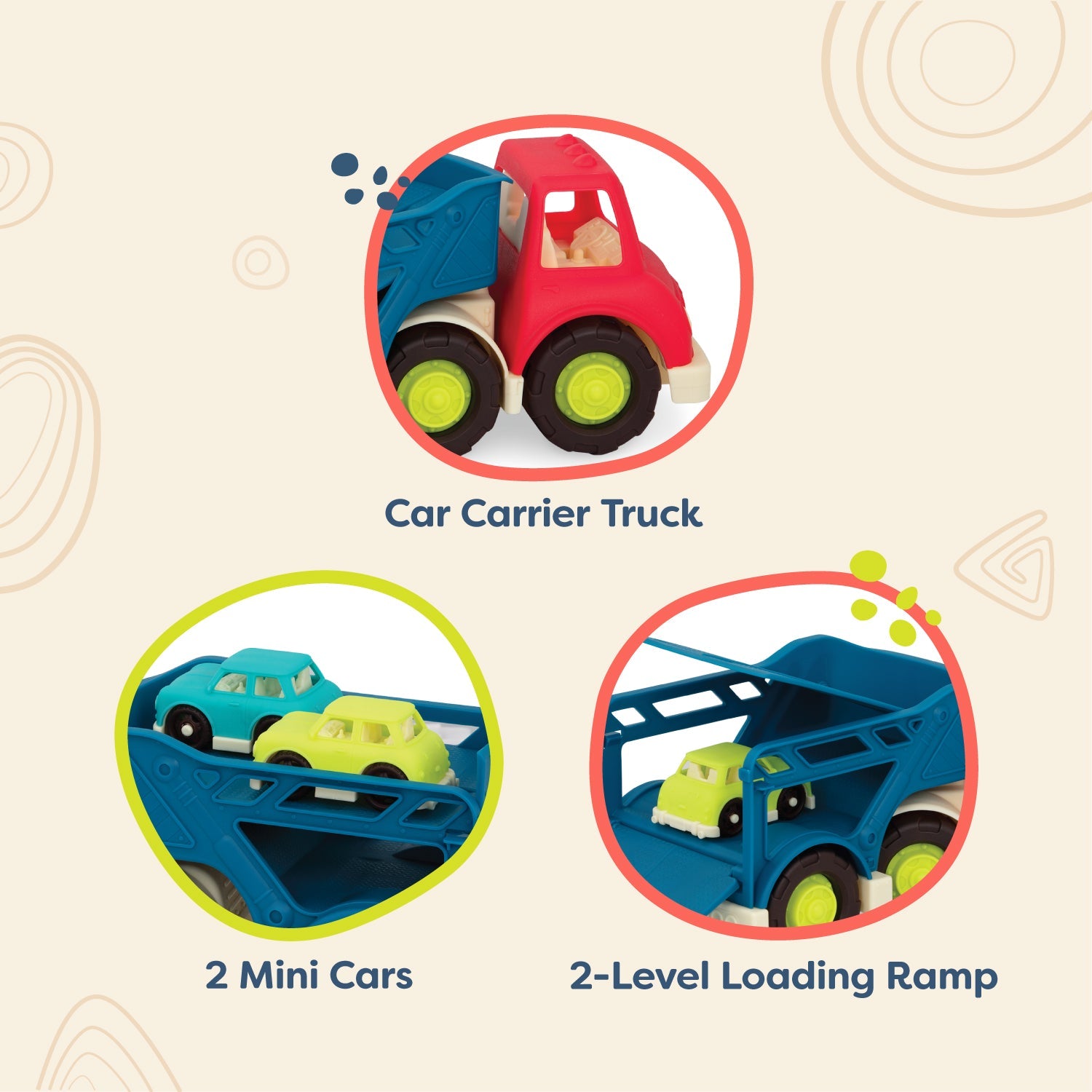 Happy Cruisers - Car Carrier Truck