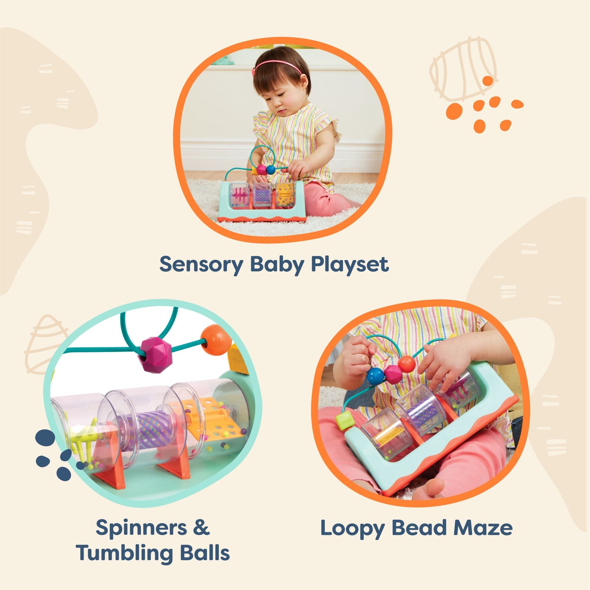 Spin, Rattle & Roll Activity Station