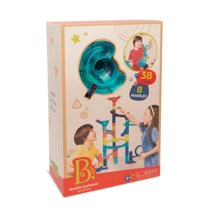 Marble-palooza Marble Run Set - 38 Pieces