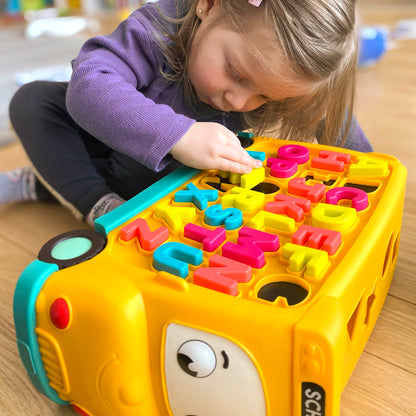 AlphaBus Educational Toy School Bus