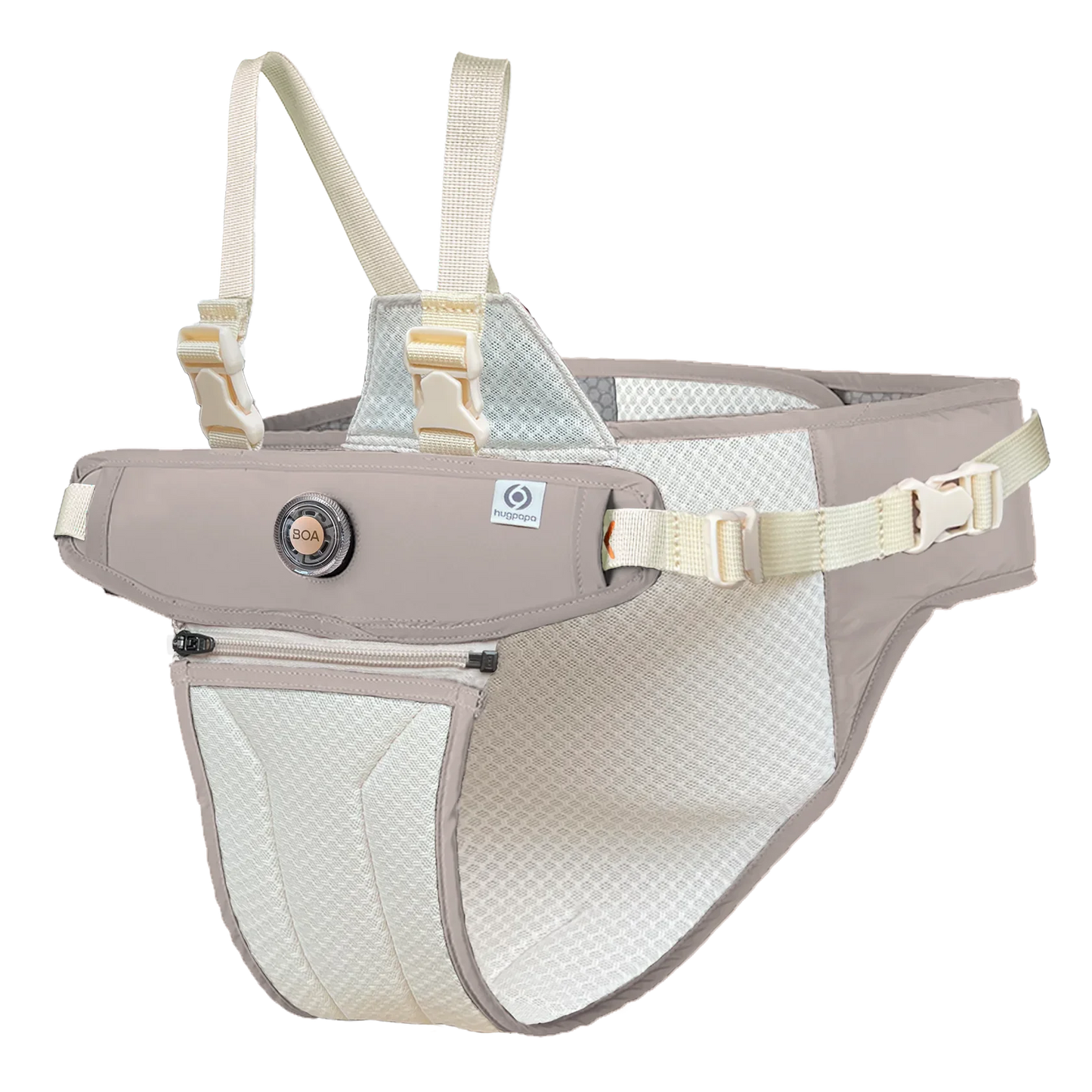 Dial-Fit BOA 2 Ways Portable Baby Chair Booster and Harness Safety Strap