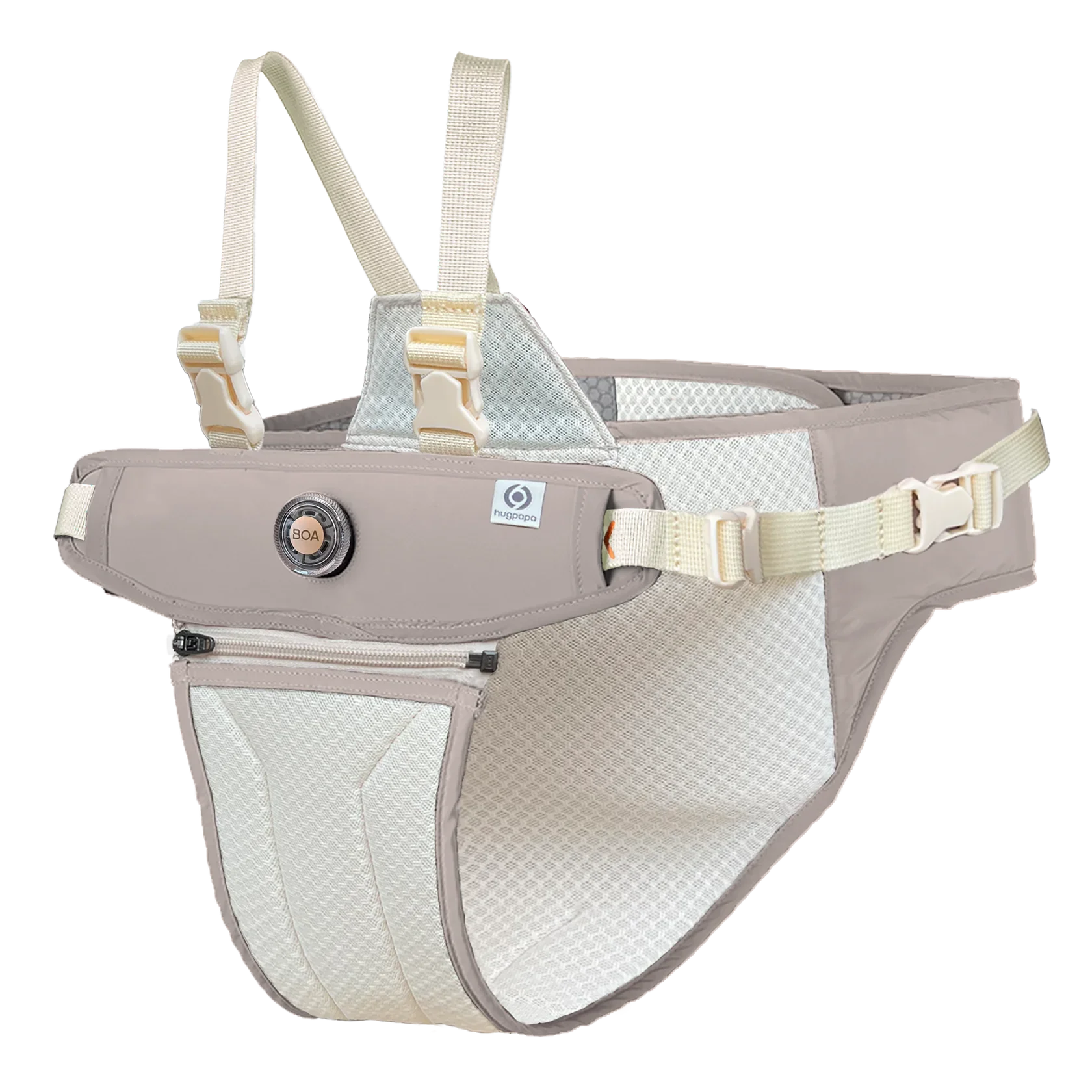 Dial-Fit BOA 2 Ways Portable Baby Chair Booster and Harness Safety Strap