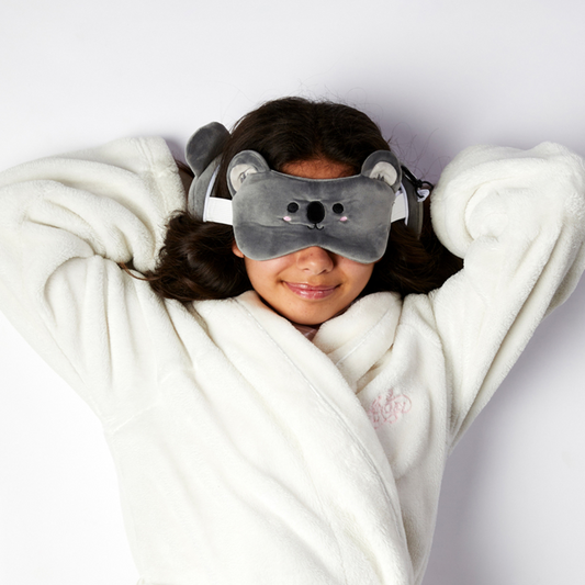 Kids Travel Pillow & Eye Mask - Koala