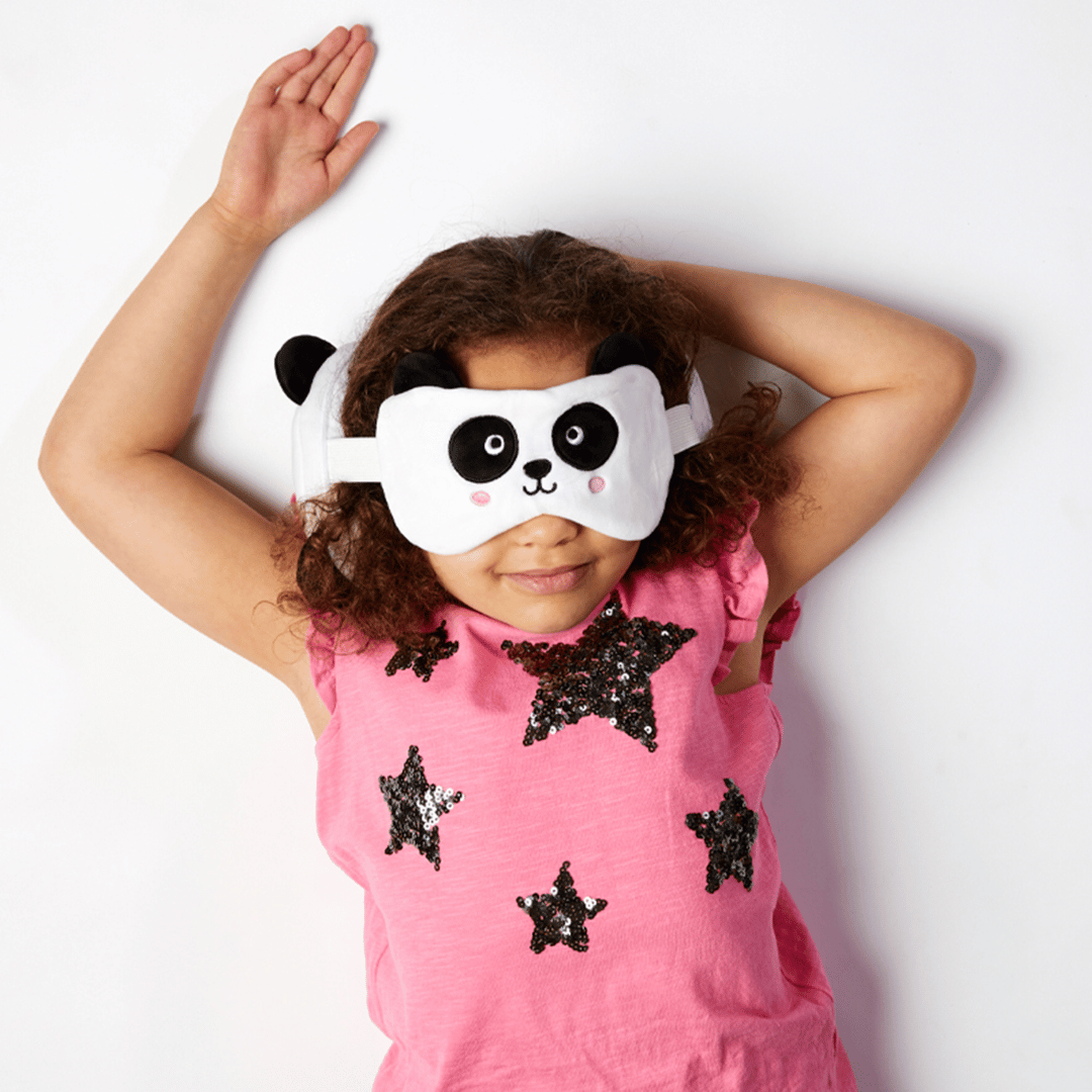 Kids Travel Pillow & Eye Mask - Panda