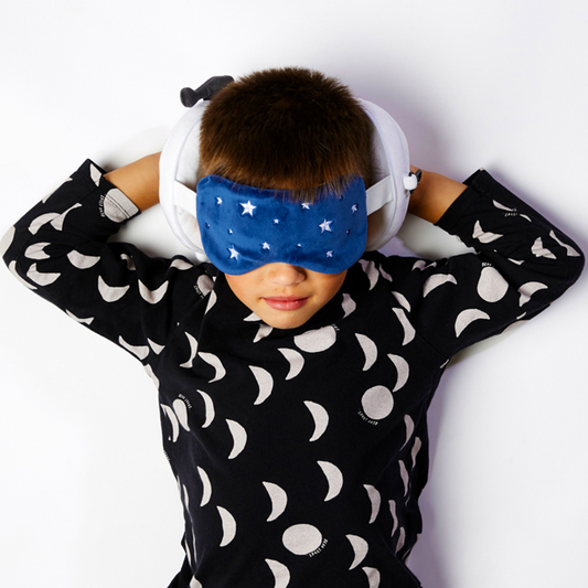 Kids Travel Pillow & Eye Mask - Space Cadet