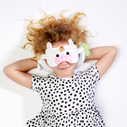 Kids Travel Pillow & Eye Mask - Unicorn