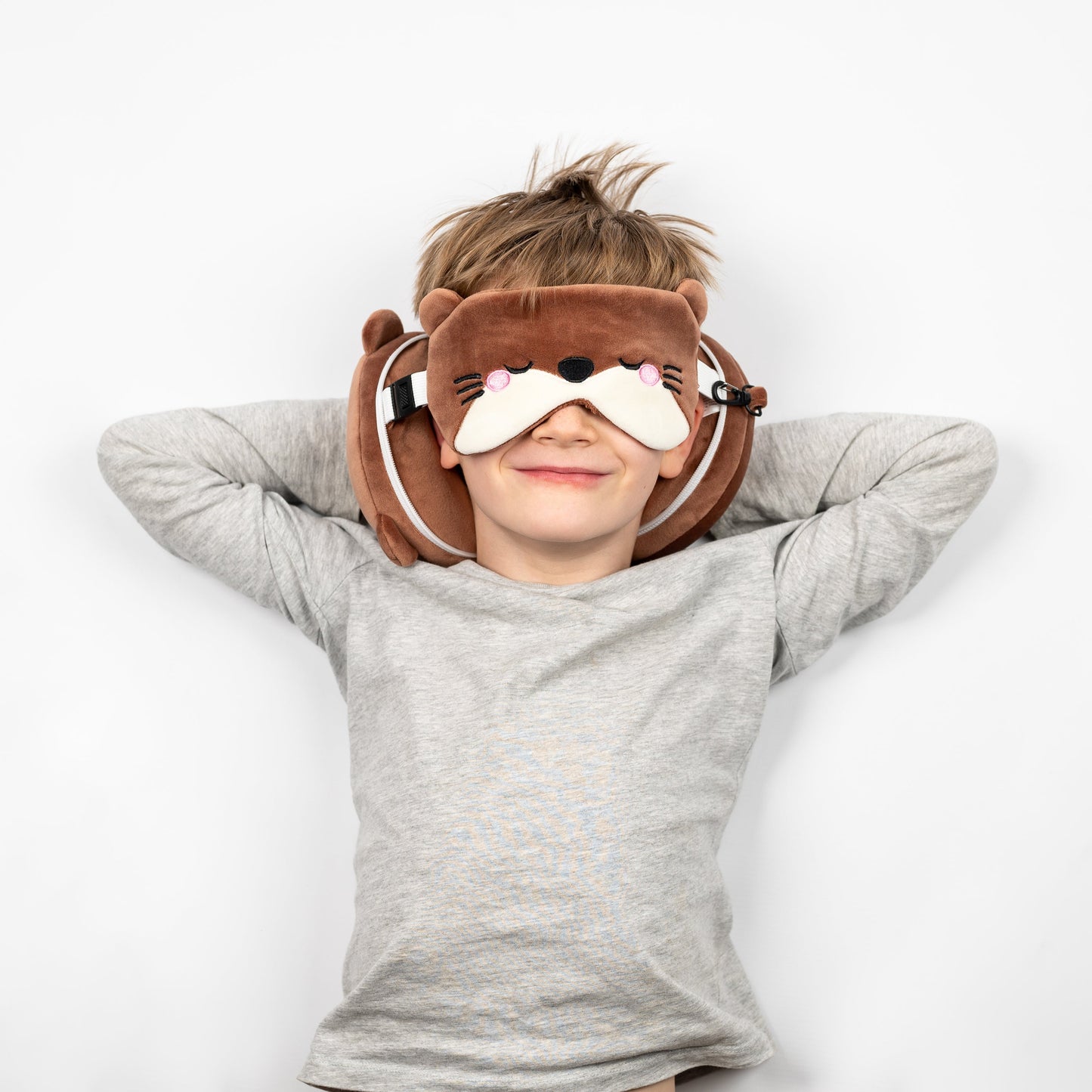Kids Travel Pillow & Eye Mask - Henry the Otter