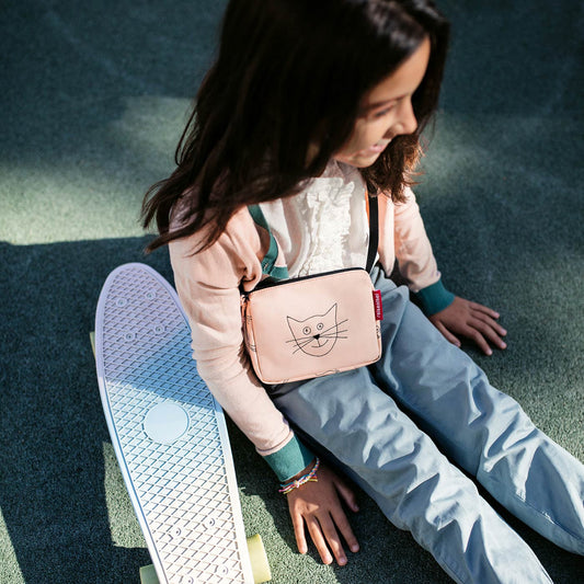 Sling Crossbody Messenger Pouch IT Bag - Cats & Dogs rose