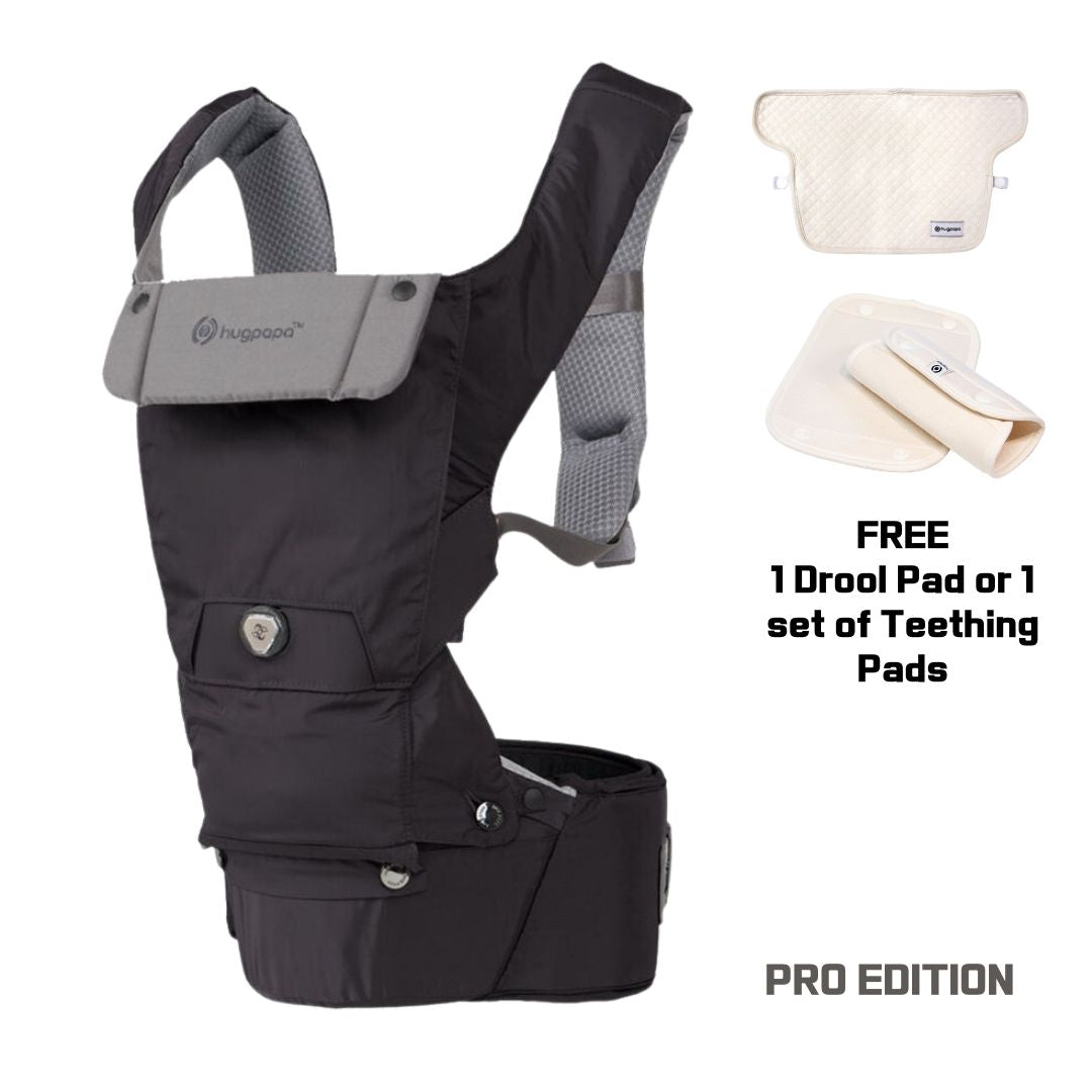 Dial-Fit BOA Pro Edition 3-in-1 Hip Seat Baby Carriers with Free Gift