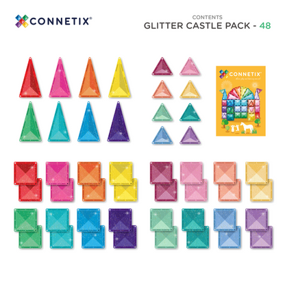 Glitter Castle Pack - 48 Pieces