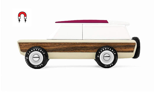 Pioneer Yucatan Wooden Toy Car with Canoe