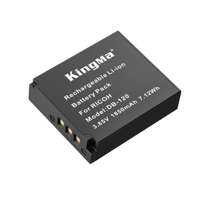 DB-120 Replacement Battery / Set / LCD Dual Charger for Ricoh GR4 Camera