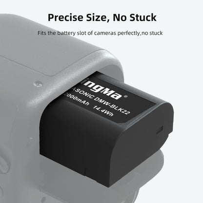 KingMa DMW-BLK22 Camera Replacement Battery for Panasonic Camera LUMIX S5, GH5, G9
