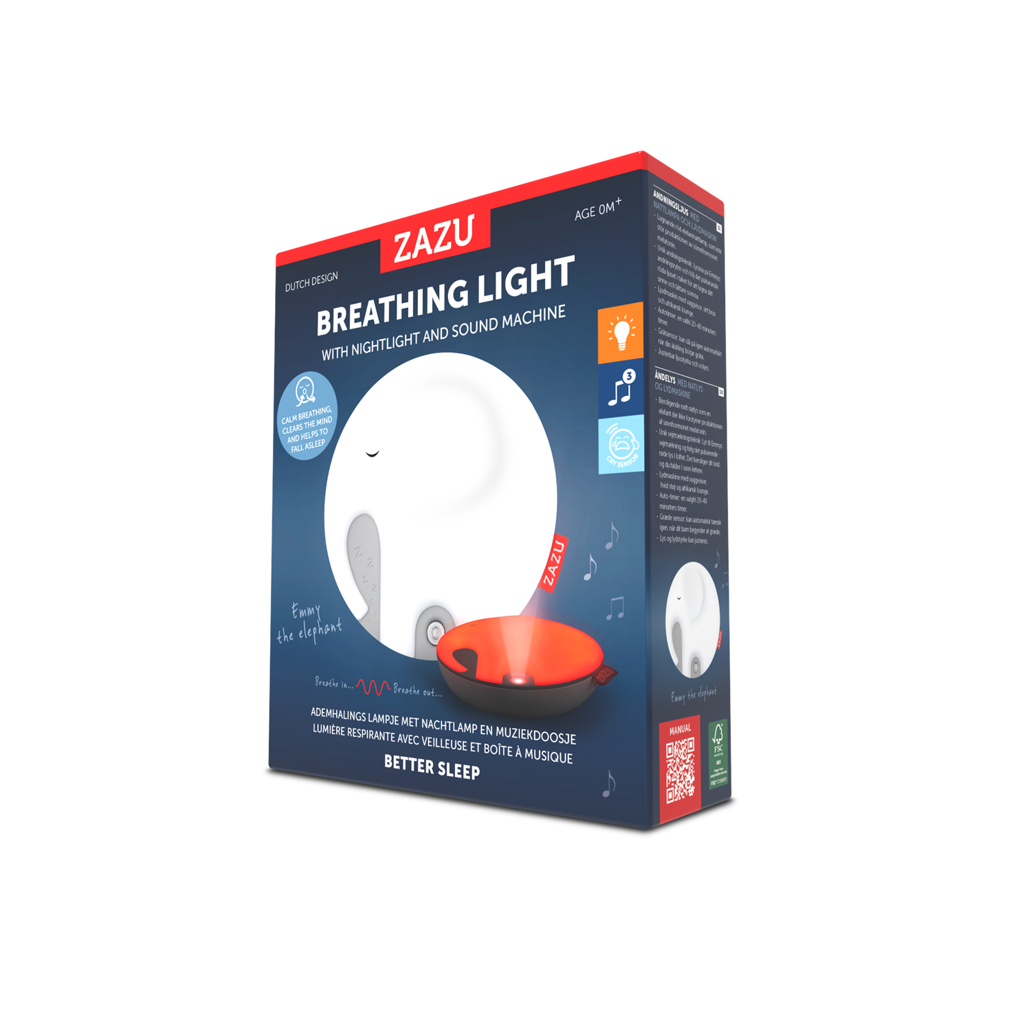 Emmy the Elephant, Breathing Nightlight and Sound Machine