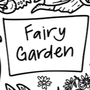 Fairy Garden Washable Silicone Colouring Mat & Markers Set