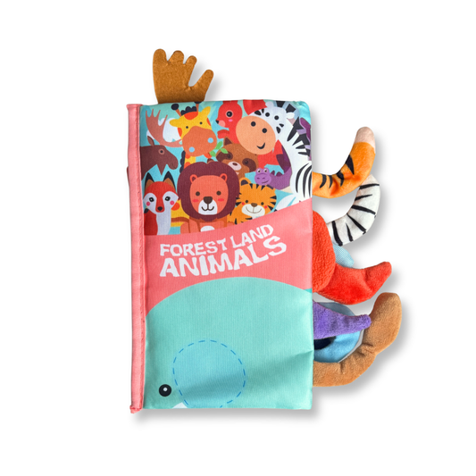 Baby Early Learning Cloth Book - Forest Animals