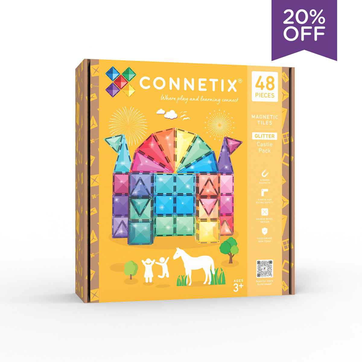 Glitter Castle Pack - 48 Pieces