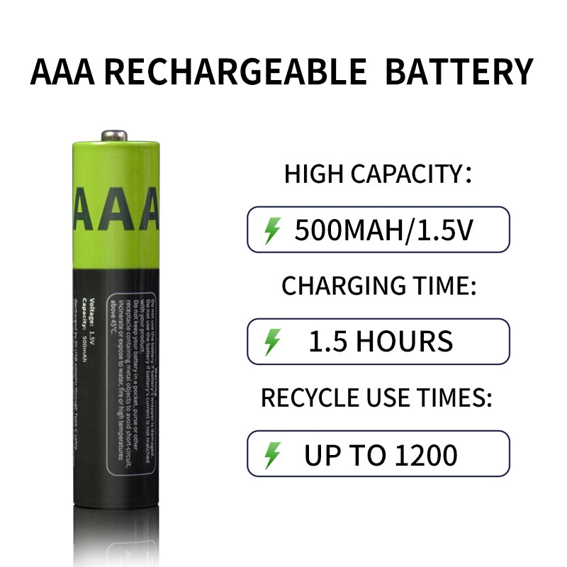 AA / AAA / 9V High Capacity Rechargeable Battery