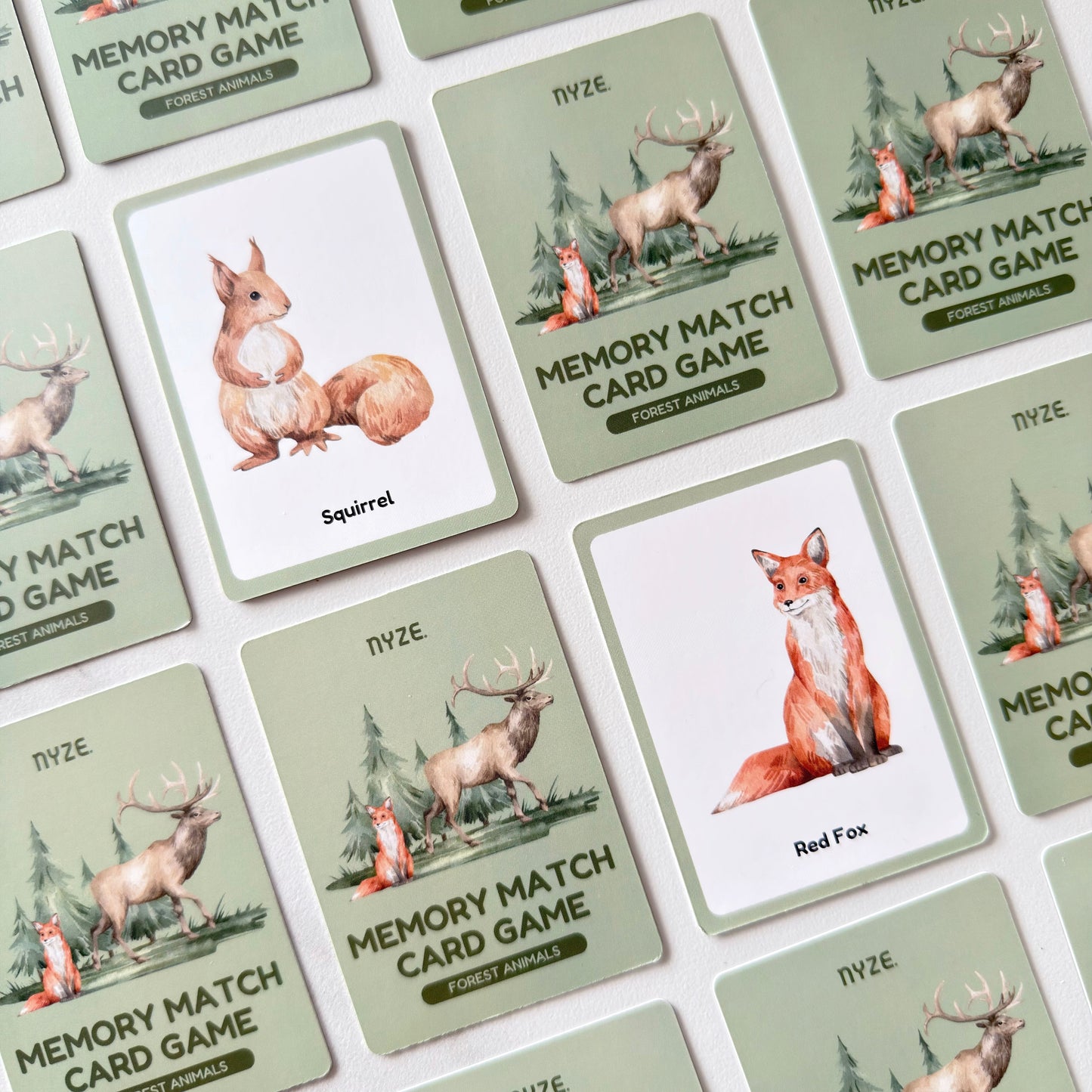 Memory Match Kids Playing Cards