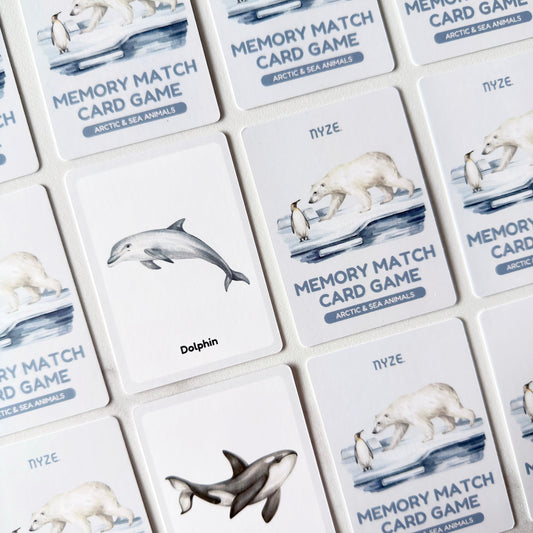 Memory Match Kids Playing Cards