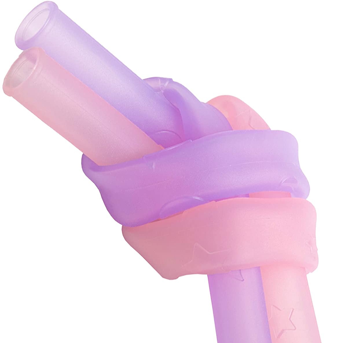 Joy Portable Eco-Friendly Silicone Rainbow Color Straws