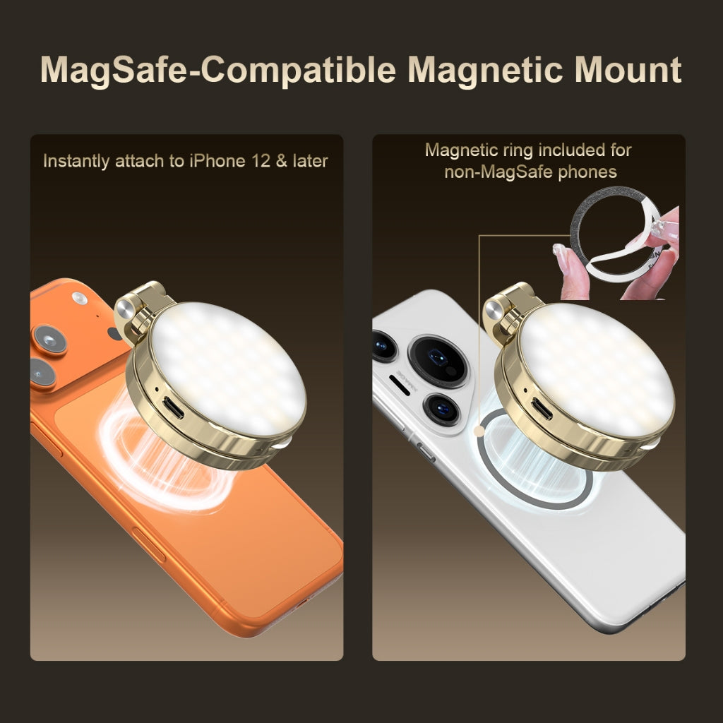 Magnetic Selfie Light for Mobile Phones