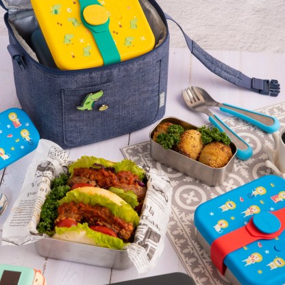 Joy 2-in-1 Karrie Stainless Steel Lunch Box Set