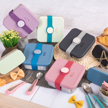 Morgen Kassie 2-in-1 Stainless Steel Lunch Box
