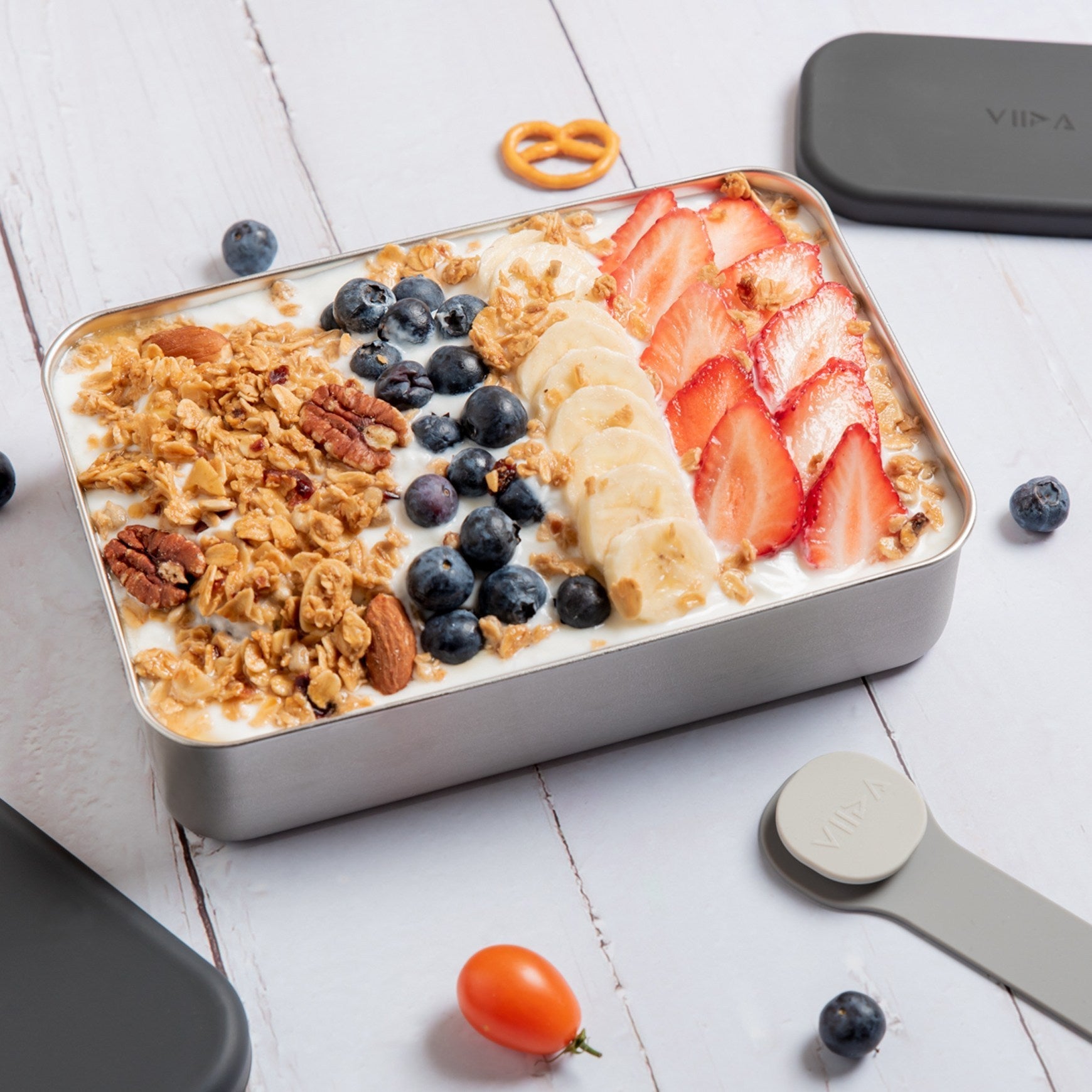 Morgen Kasten Bento Stainless Steel Lunch Box Set