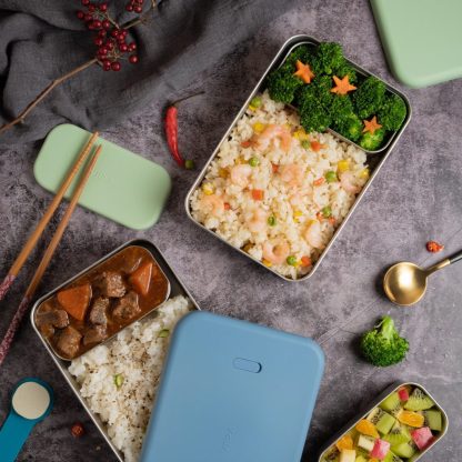 Morgen Kasten Bento Stainless Steel Lunch Box Set