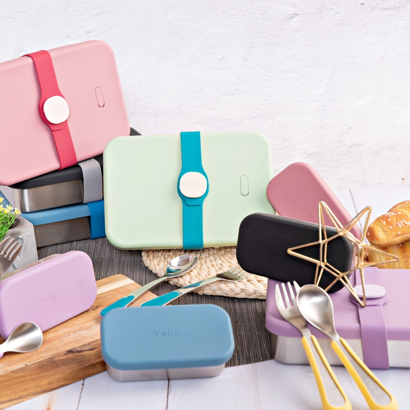 Morgen Kasten Bento Stainless Steel Lunch Box Set