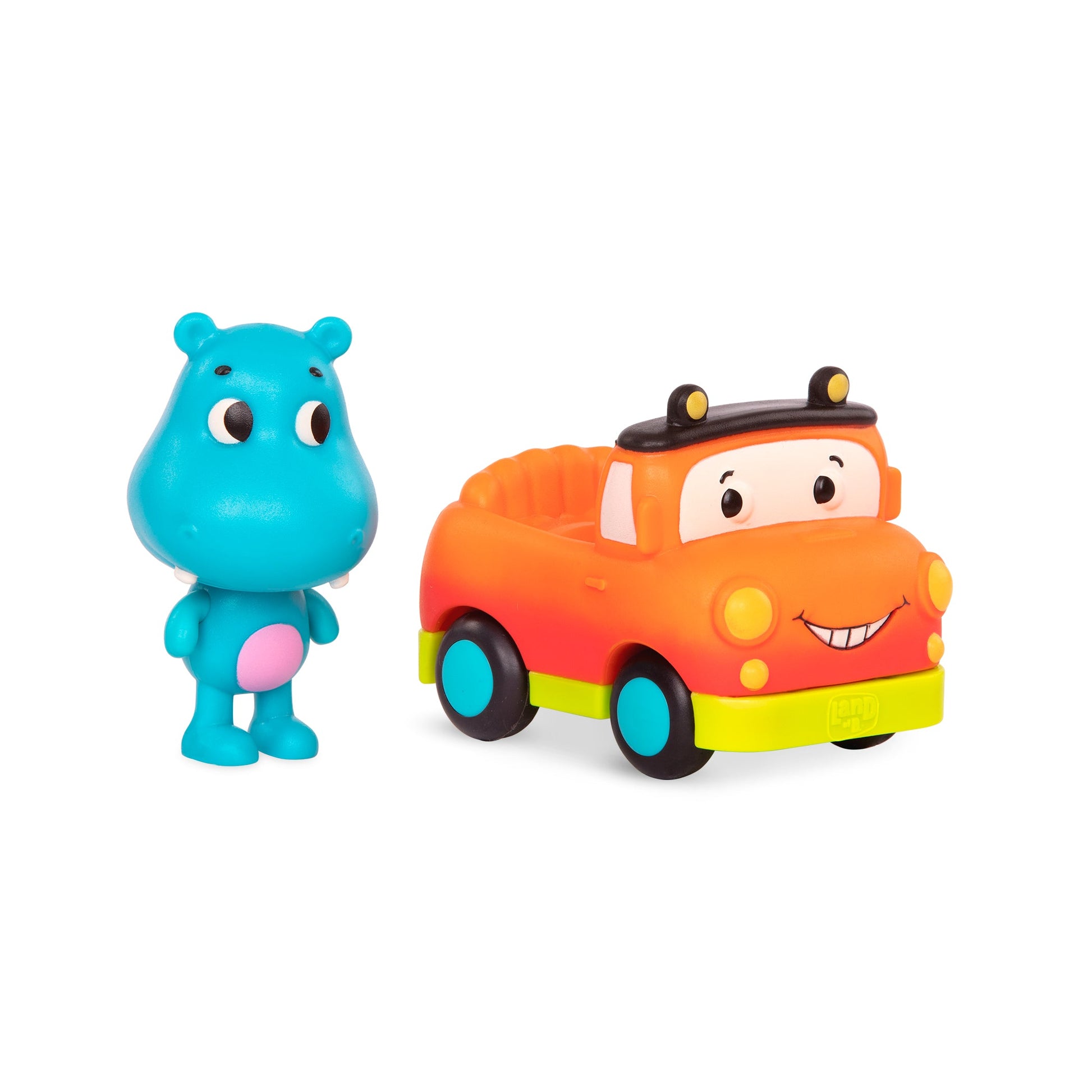 3-Pack Mini Riders Light-Up Vehicles - Fox, Hippo, Panda