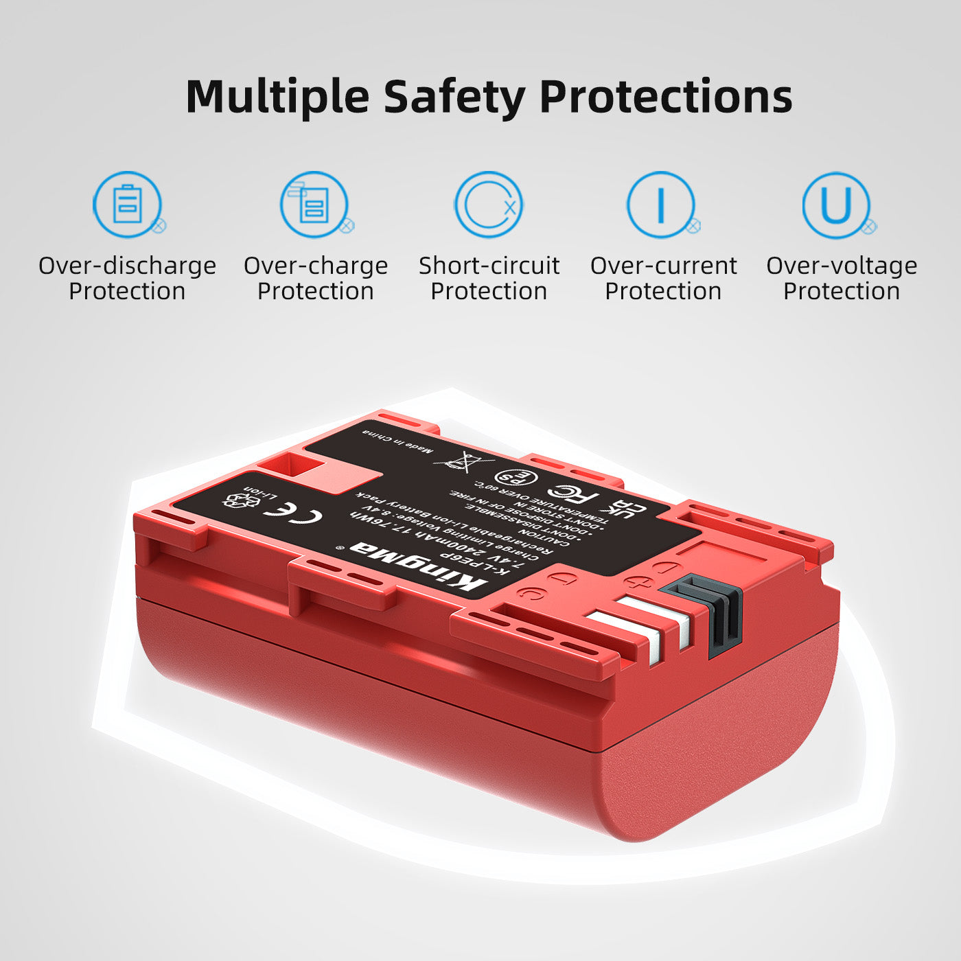 LP-E6P Fully Decoded Camera Replacement Battery for CANON Cameras