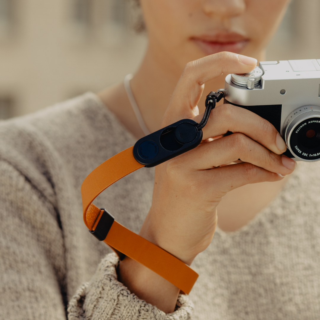 Cuff Leather Camera Wrist Strap