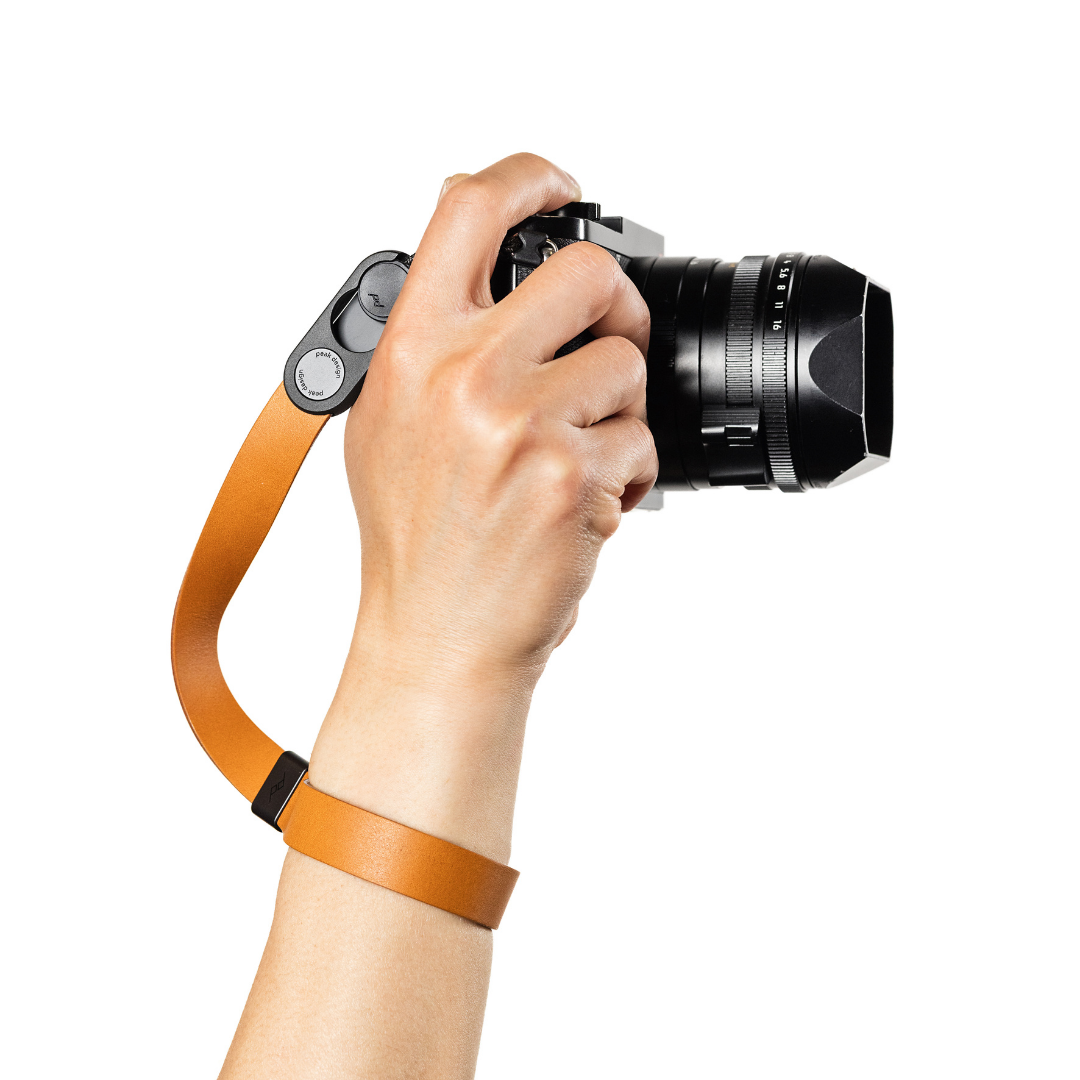 Cuff Leather Camera Wrist Strap
