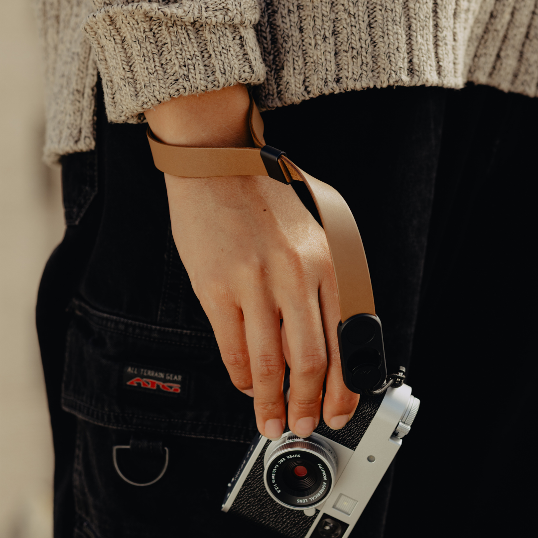 Cuff Leather Camera Wrist Strap