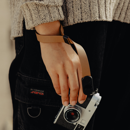 Cuff Leather Camera Wrist Strap