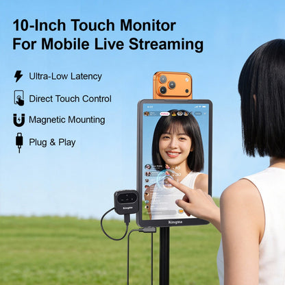 10" Touch Monitor for Mobile Phone Live Streaming