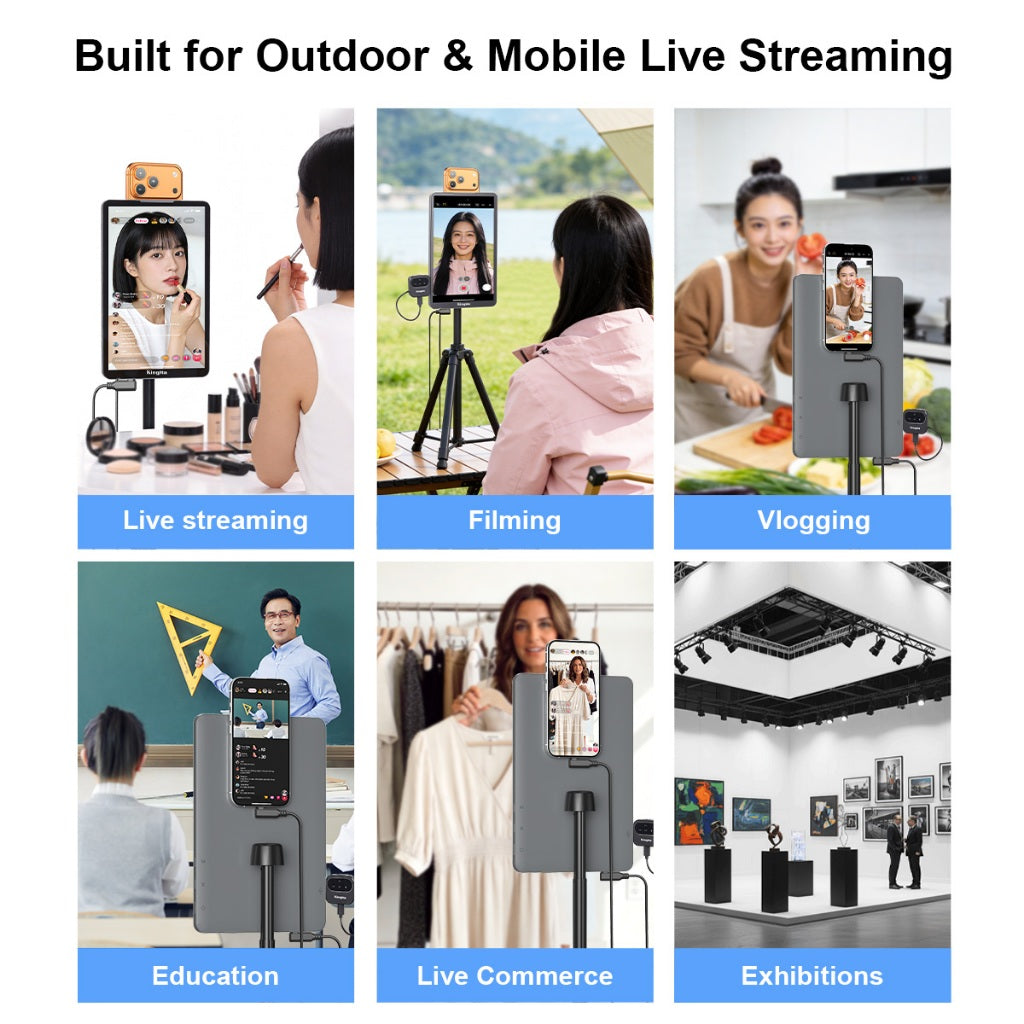 10" Touch Monitor for Mobile Phone Live Streaming