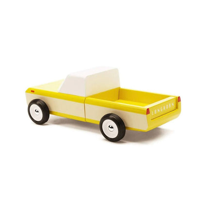 Longhorn Orange Wooden Toy Car