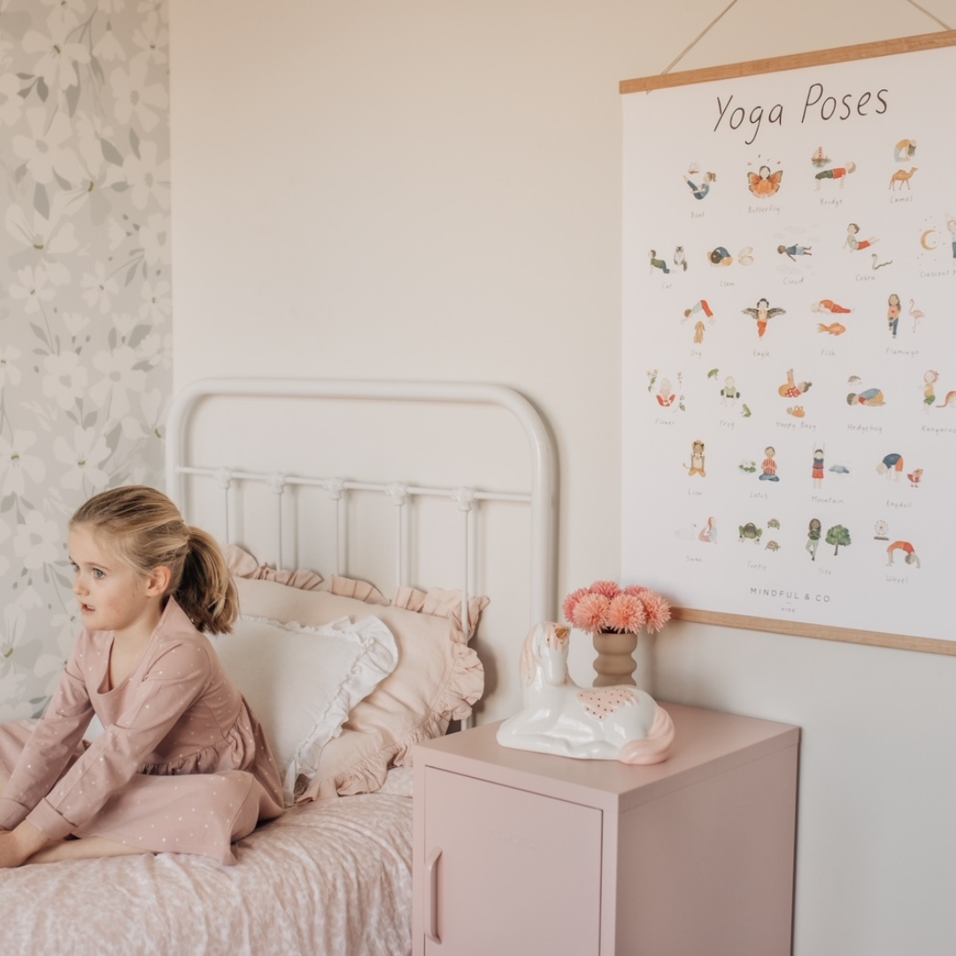 Yoga Poses Decorative Poster Print