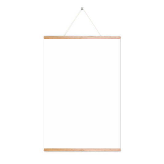 Wooden Poster Print Hanger