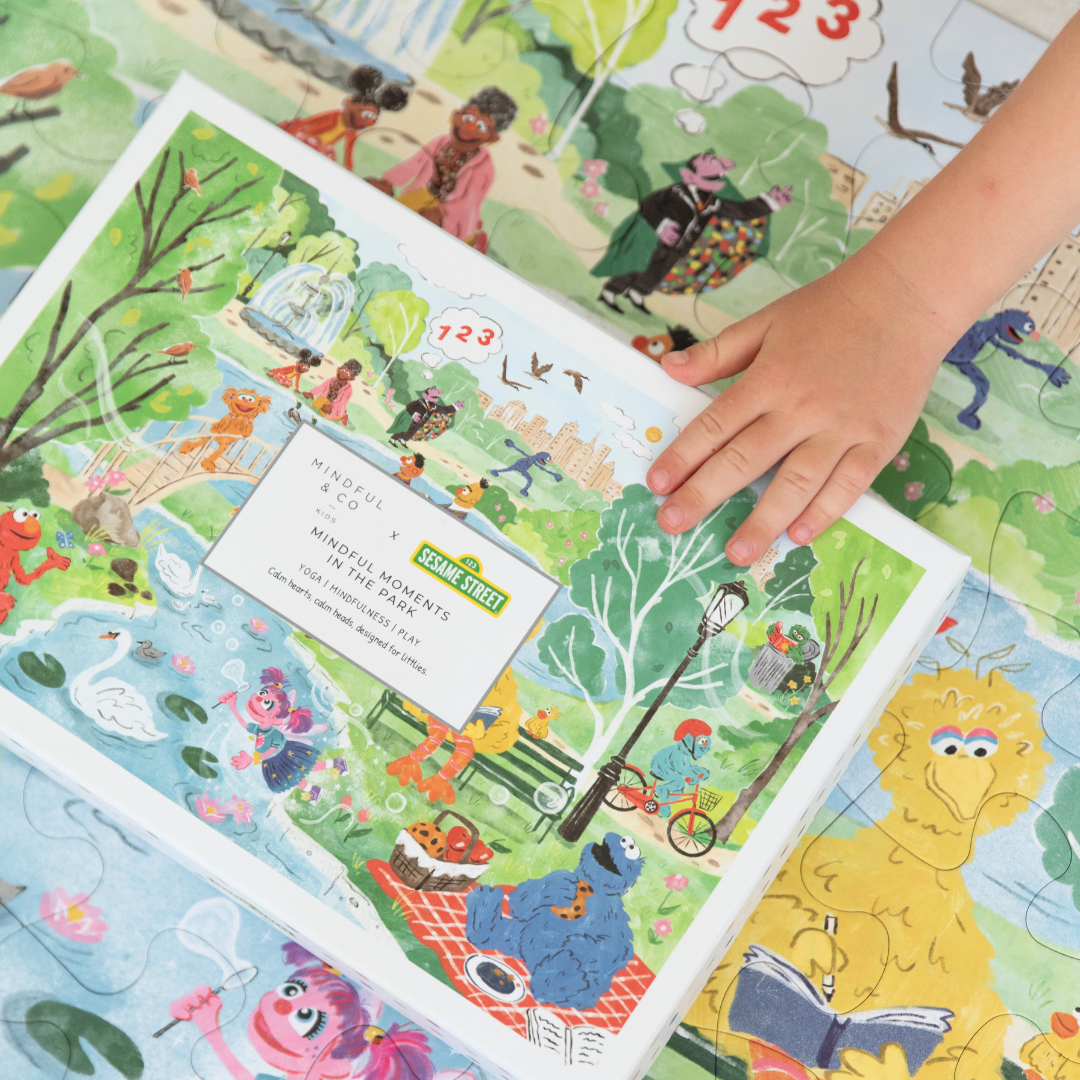 Mindful Moments with Sesame Street Floor Puzzle