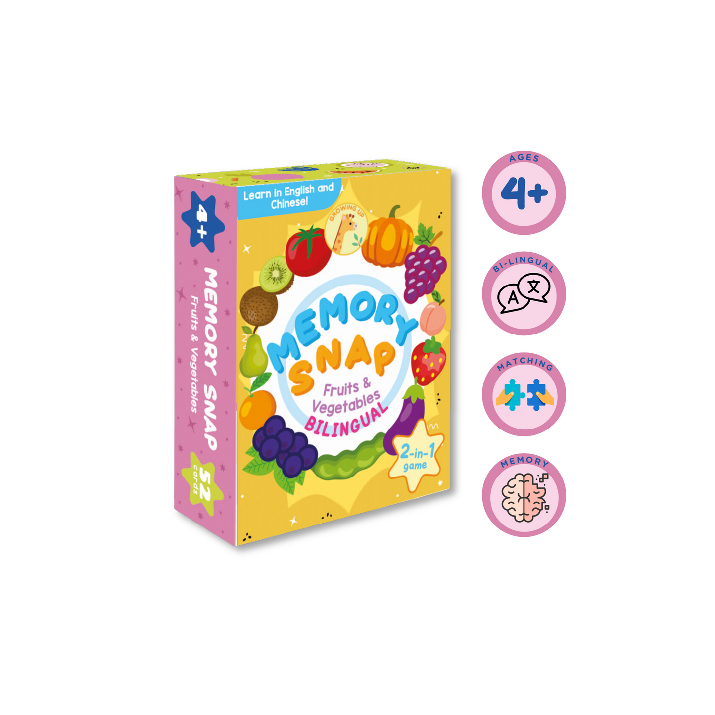 Educational Card Game – Memory Snap