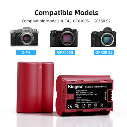 NP-W235 | Fujifilm | 2600mAh | Replacement Battery