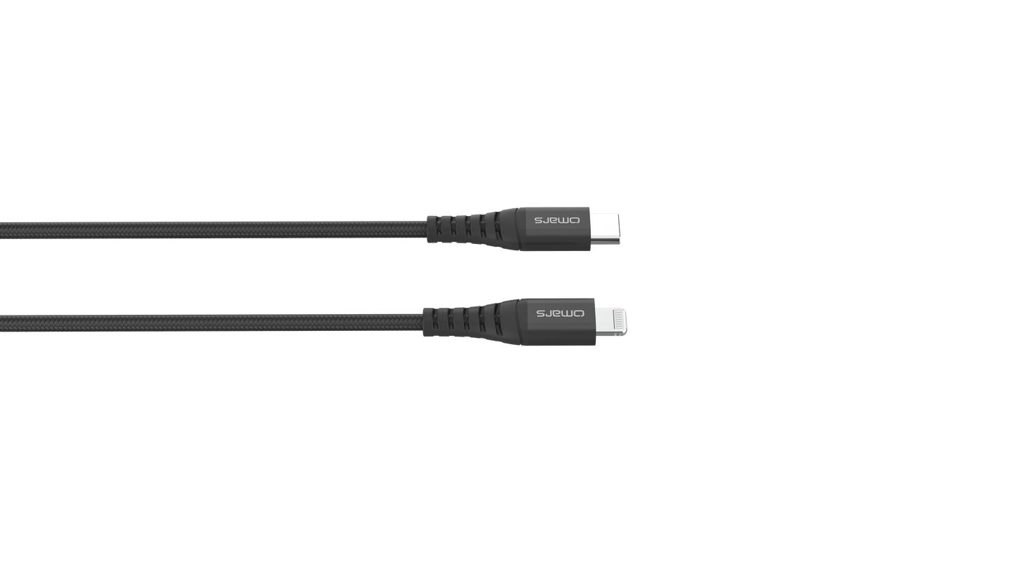 MFi-Certified Type-C to Lightning Braided Charging Cable