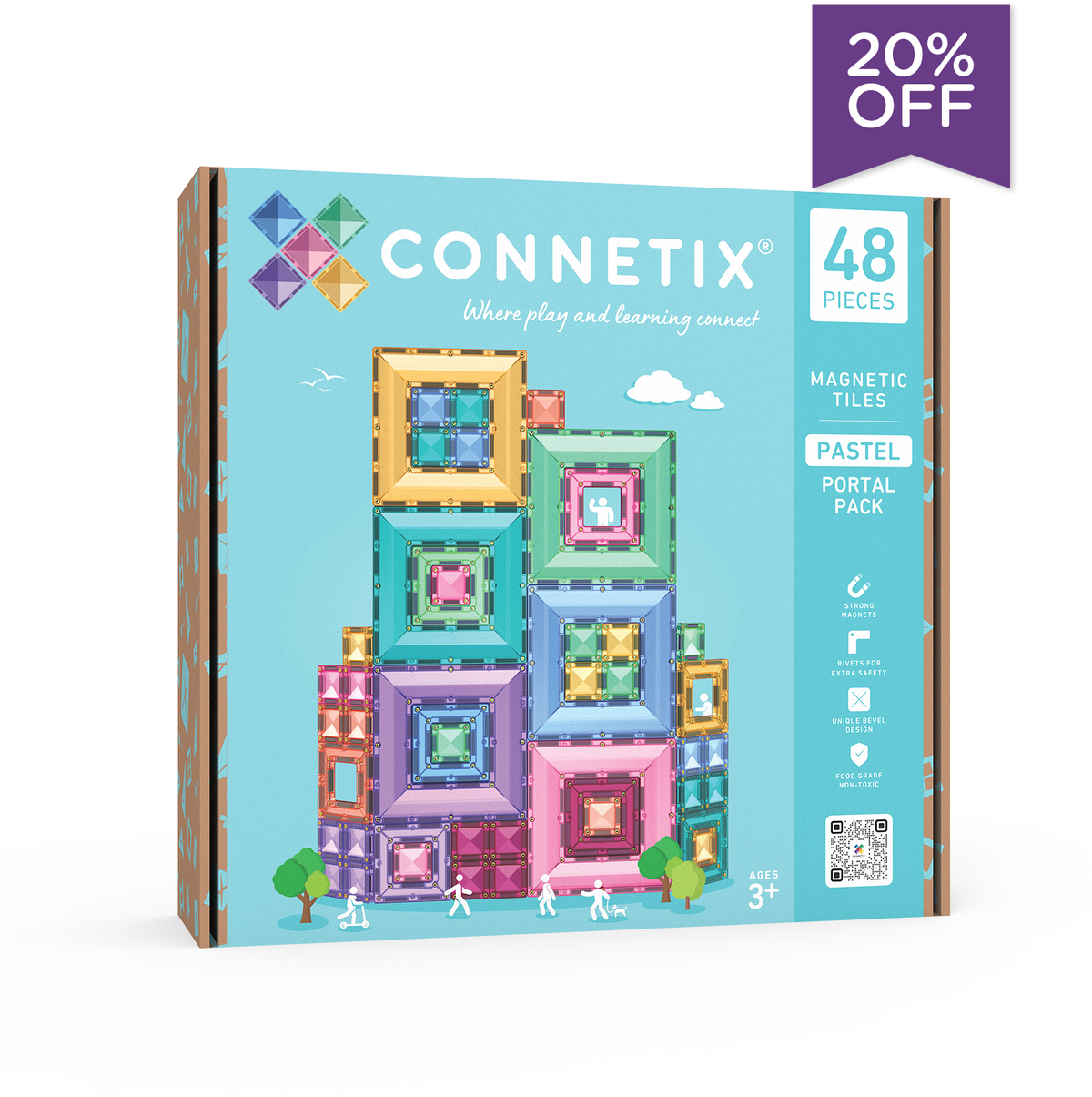 Pastel Portal Pack - 48 Pieces