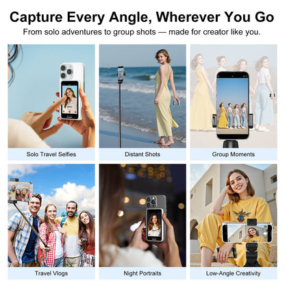 Magnetic Wireless Screen for Phone Vlogging and Selfies