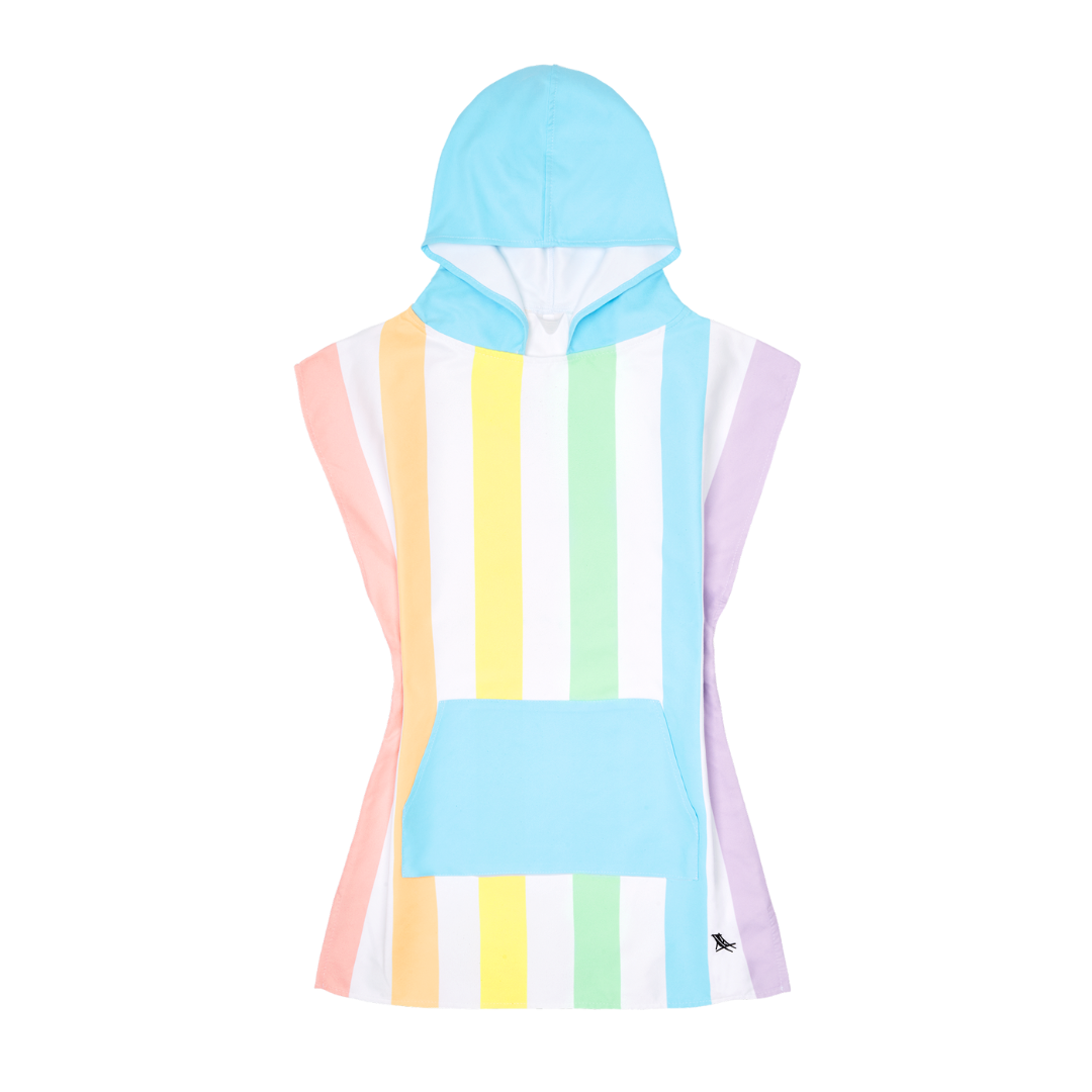 Quick Dry Kids Poncho - Unicorn Waves
